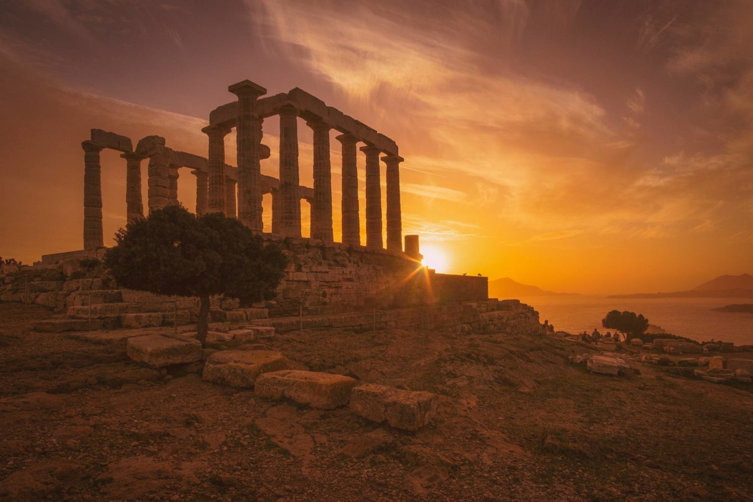 Capo Sunion, Tempio di Poseidone