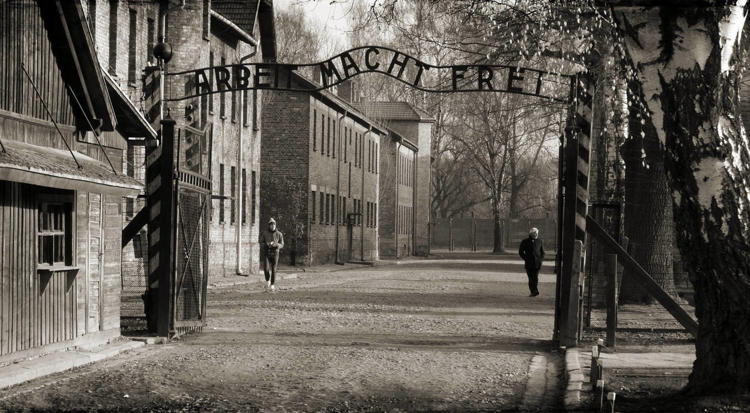 Auschwitz, Cancello d'ingresso principale del campo di concentramento